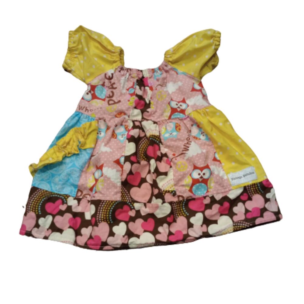 Vintage Stitches Girls Dress